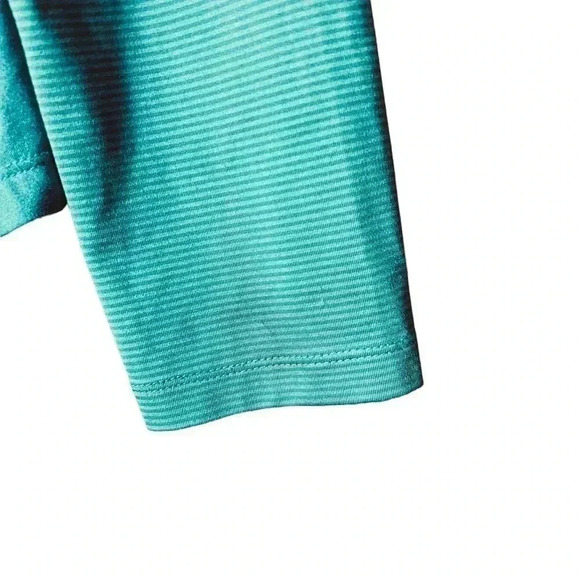 Columbia Teal Pull Over Athletic Shirt Partial Zip size L - Picture 2 of 7